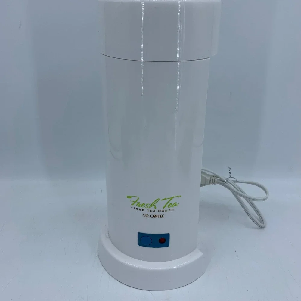 Mr. Coffee Fresh Tea Iced Tea Maker White Model‎ TM1 Works Tested NO PITCHER